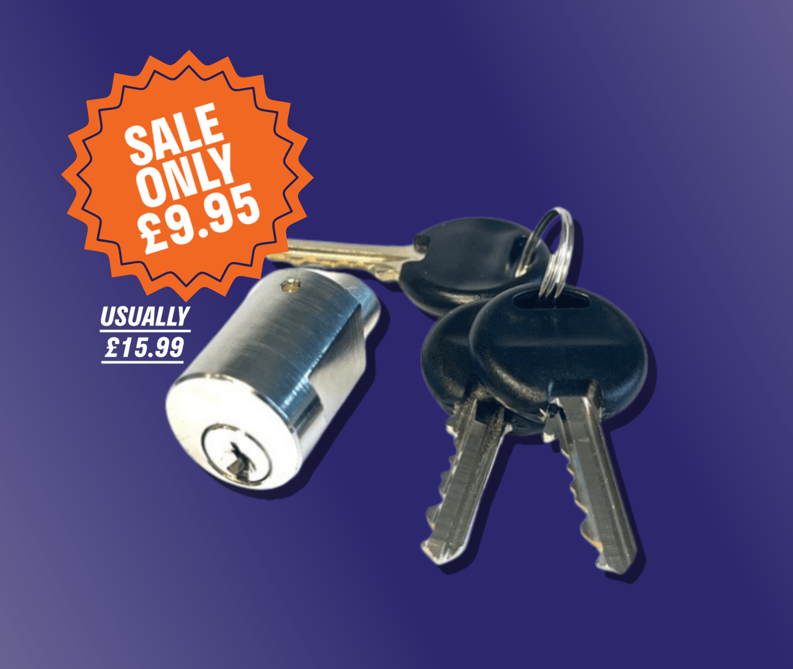 Sale padlock offer £9.95