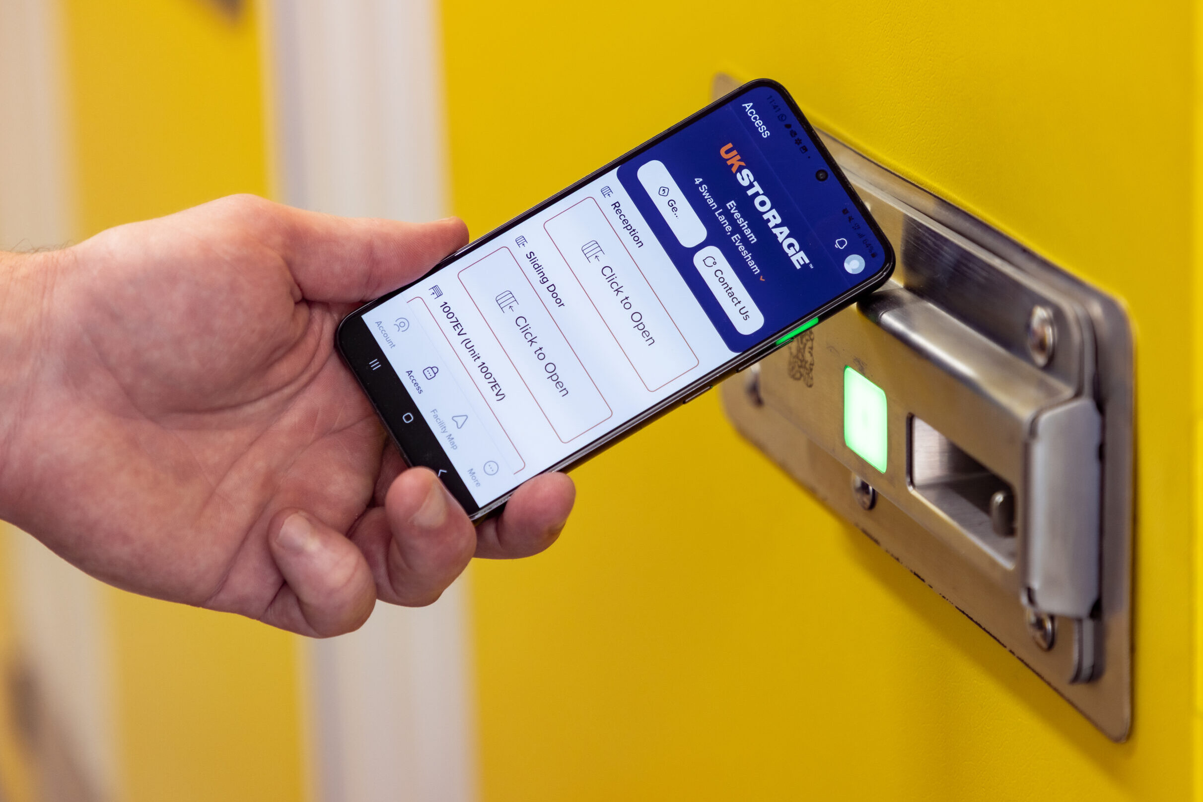 UK Storage app against Noke lock