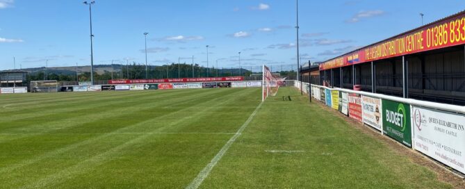 Evesham United Football Club Pitch