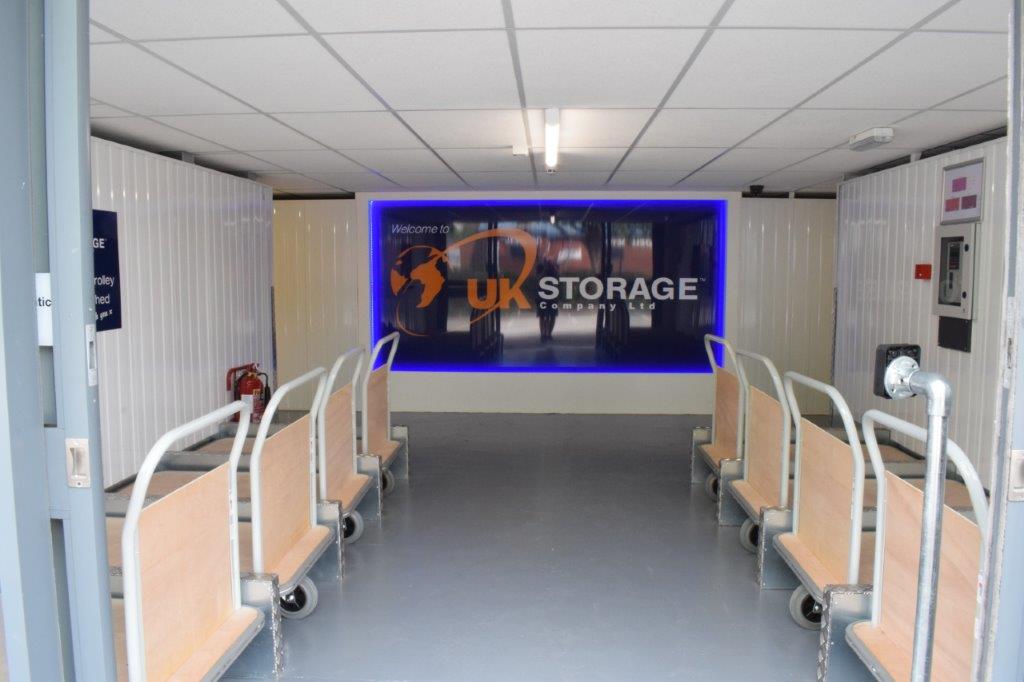 UK Storage Company Warrington Self Storage Units Inside Entrance